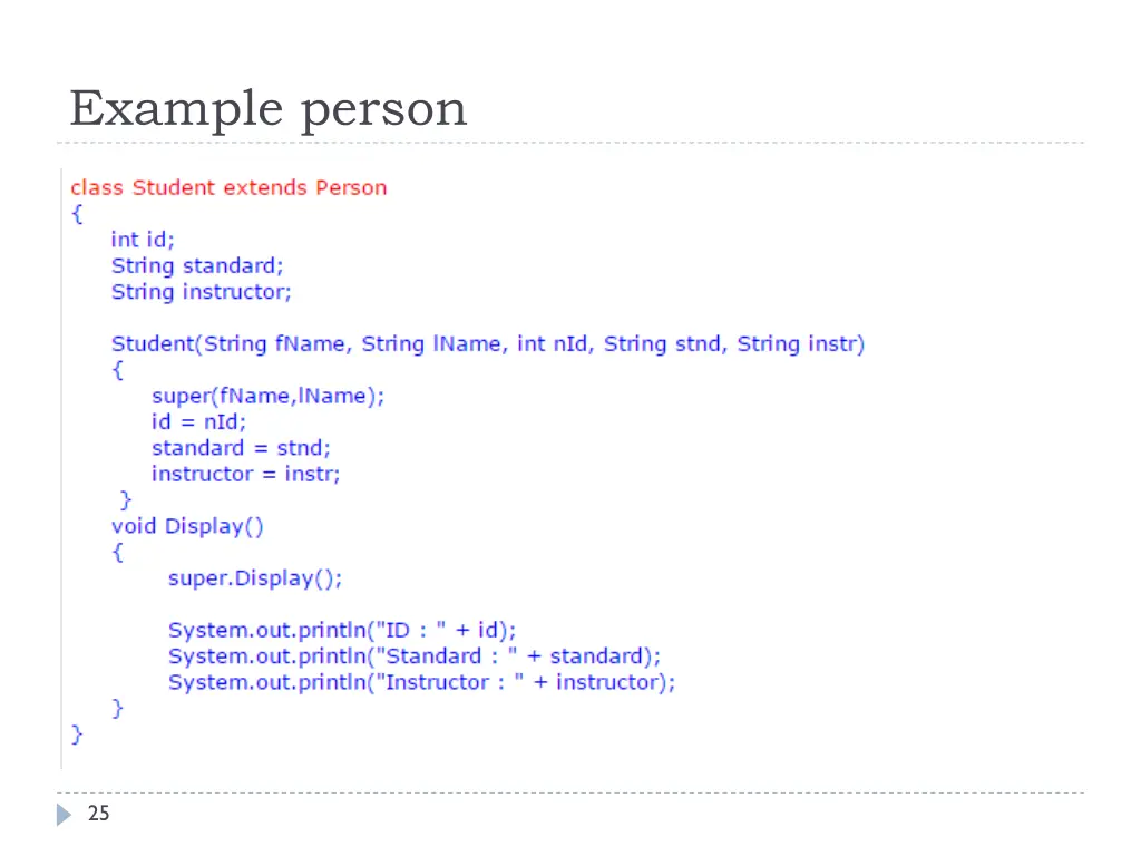 example person 1