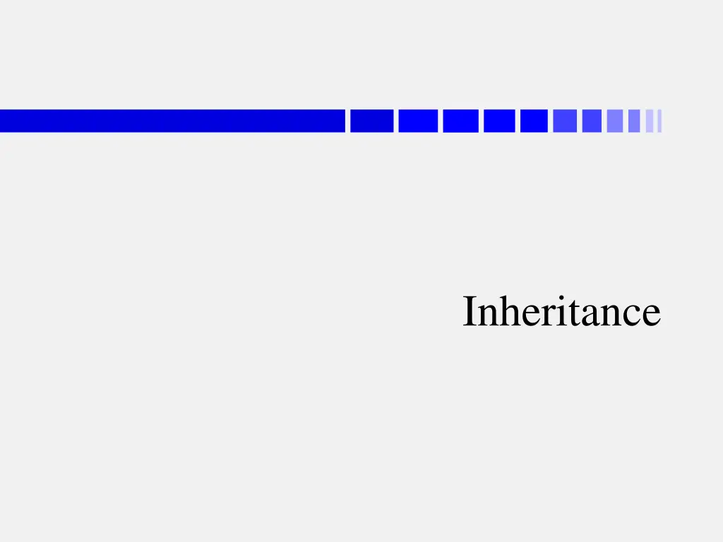 inheritance