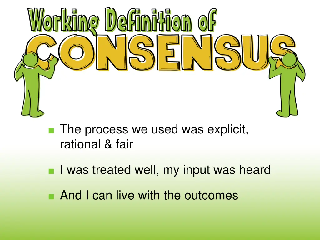 the process we used was explicit rational fair
