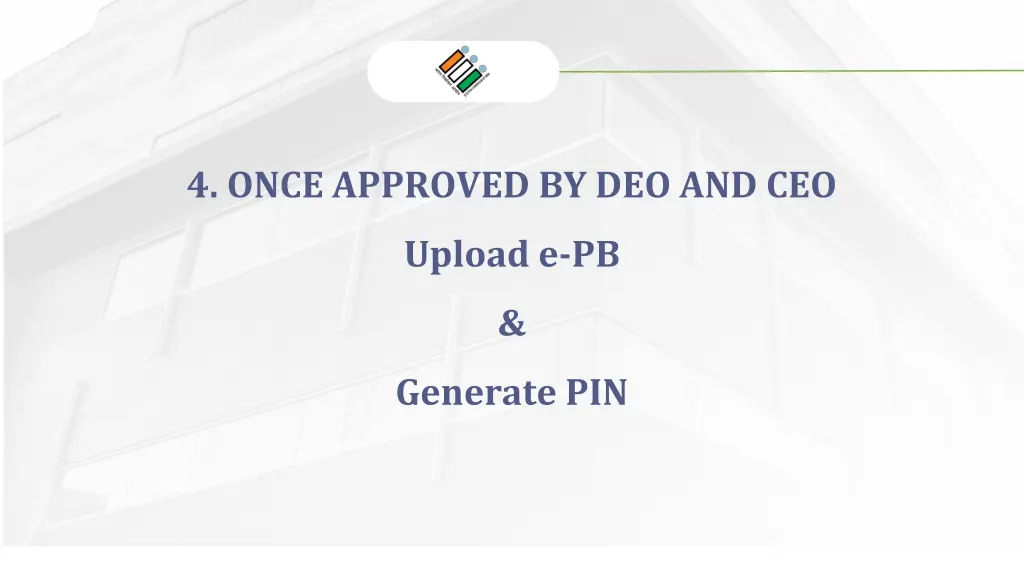 4 once approved by deo and ceo