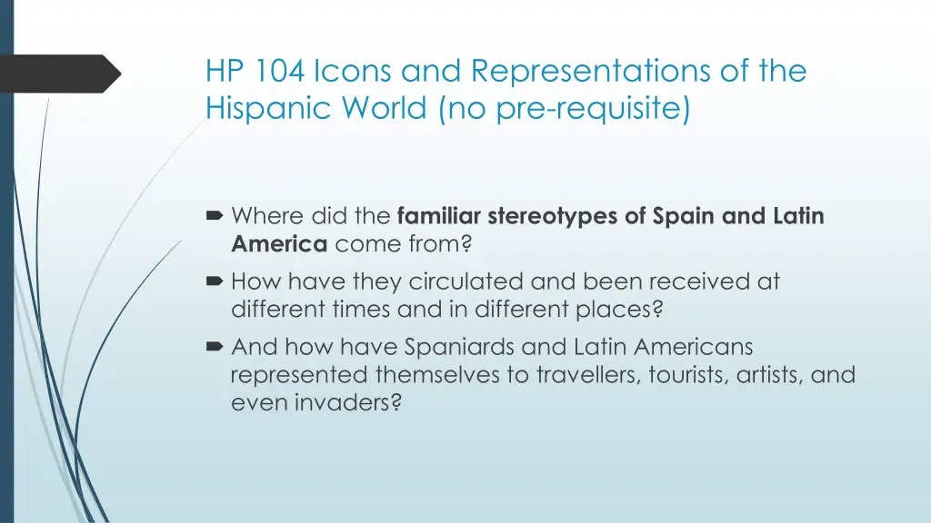 hp 104 icons and representations of the hispanic