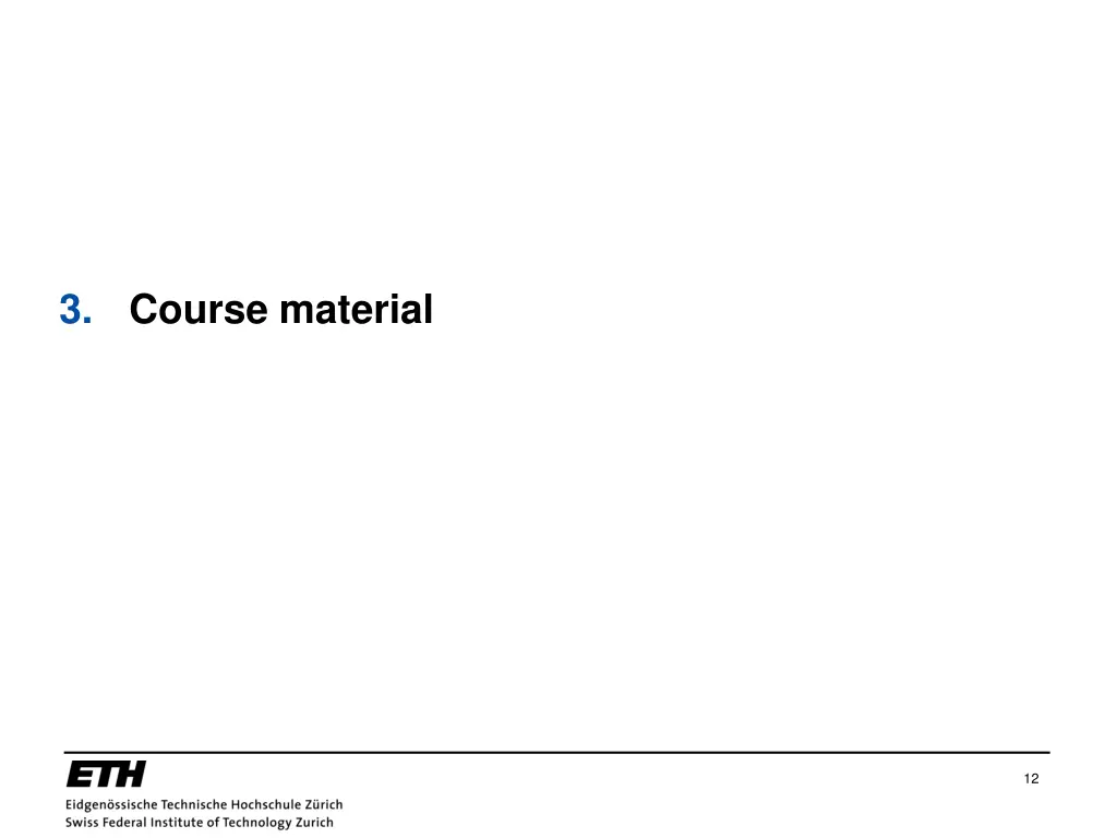 3 course material
