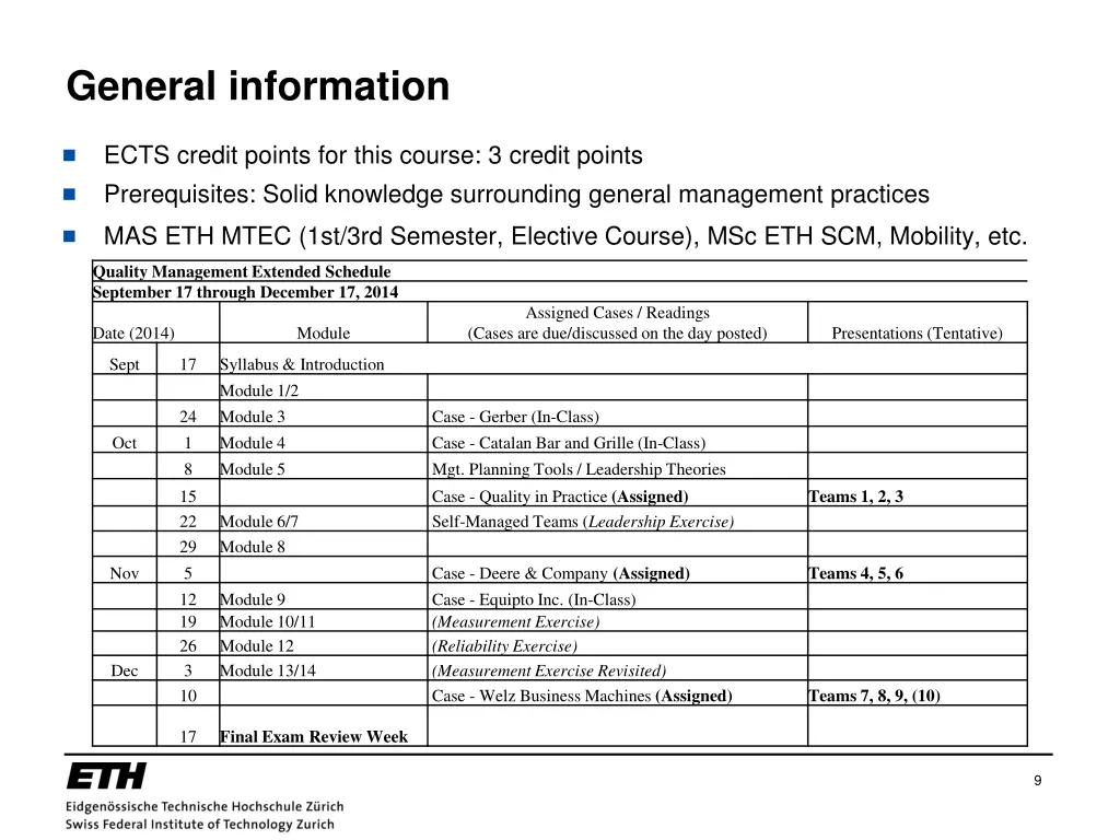 general information