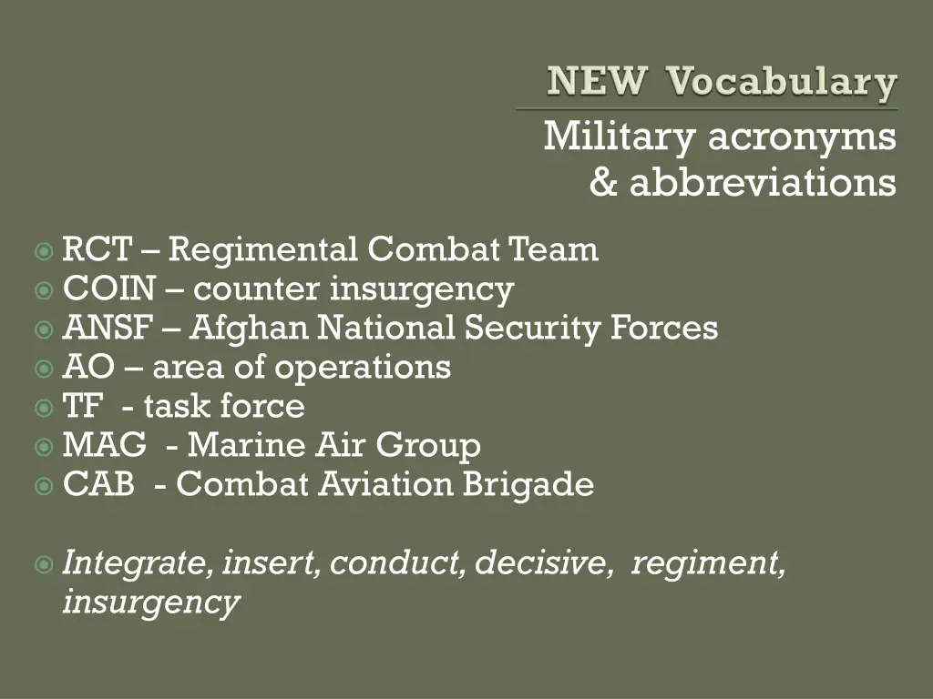 military acronyms abbreviations 1