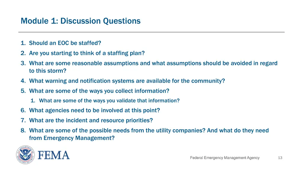 module 1 discussion questions