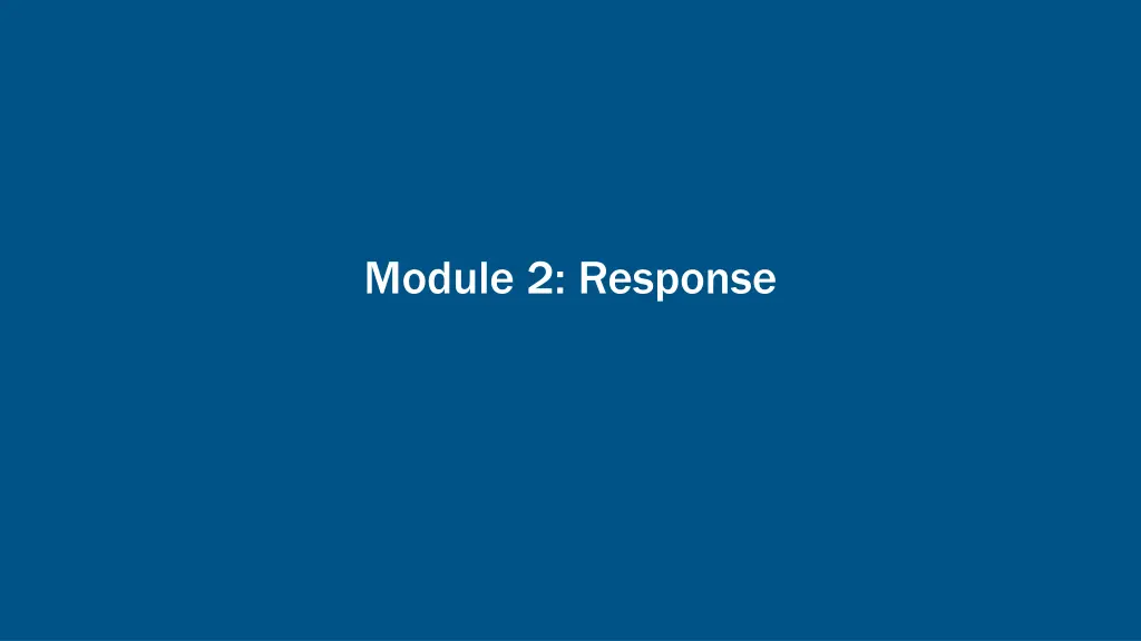 module 2 response