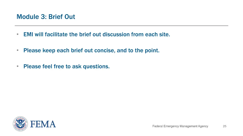 module 3 brief out