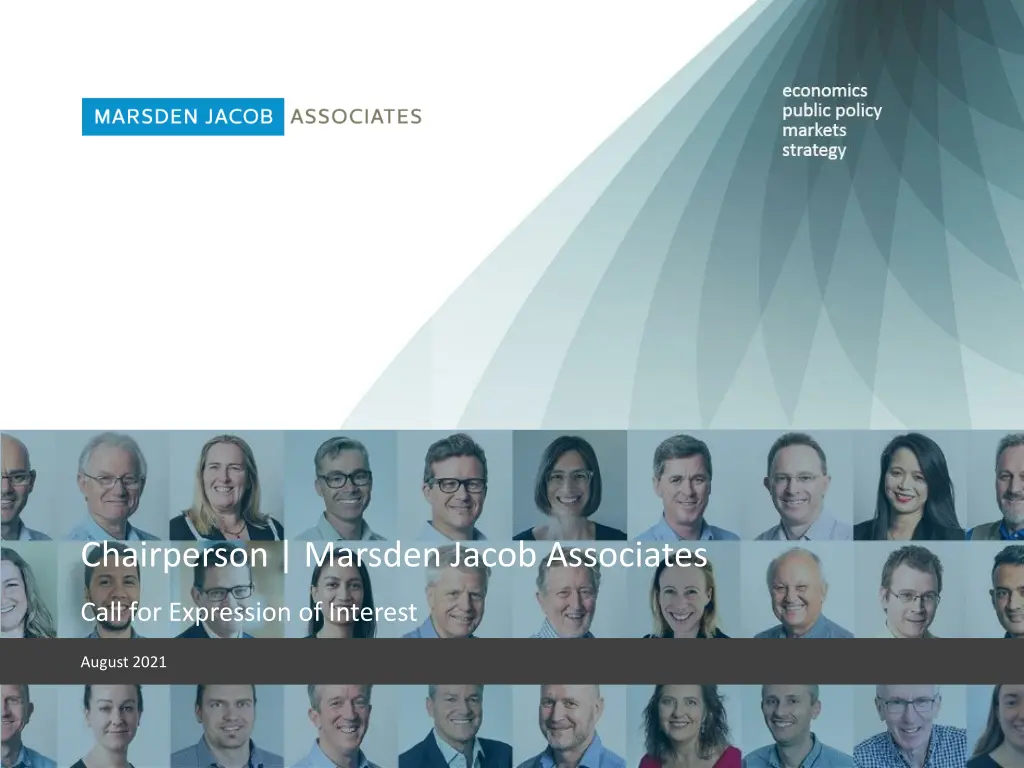 chairperson marsden jacob associates