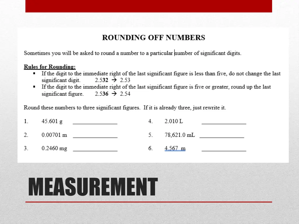 measurement 2