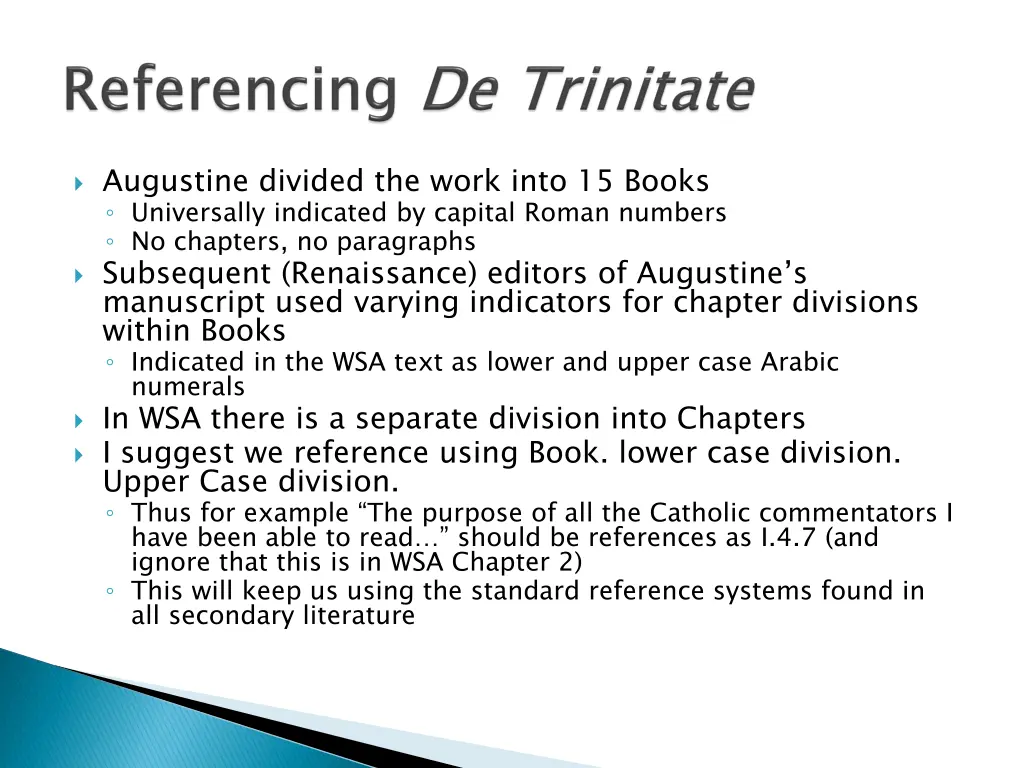 augustine divided the work into 15 books