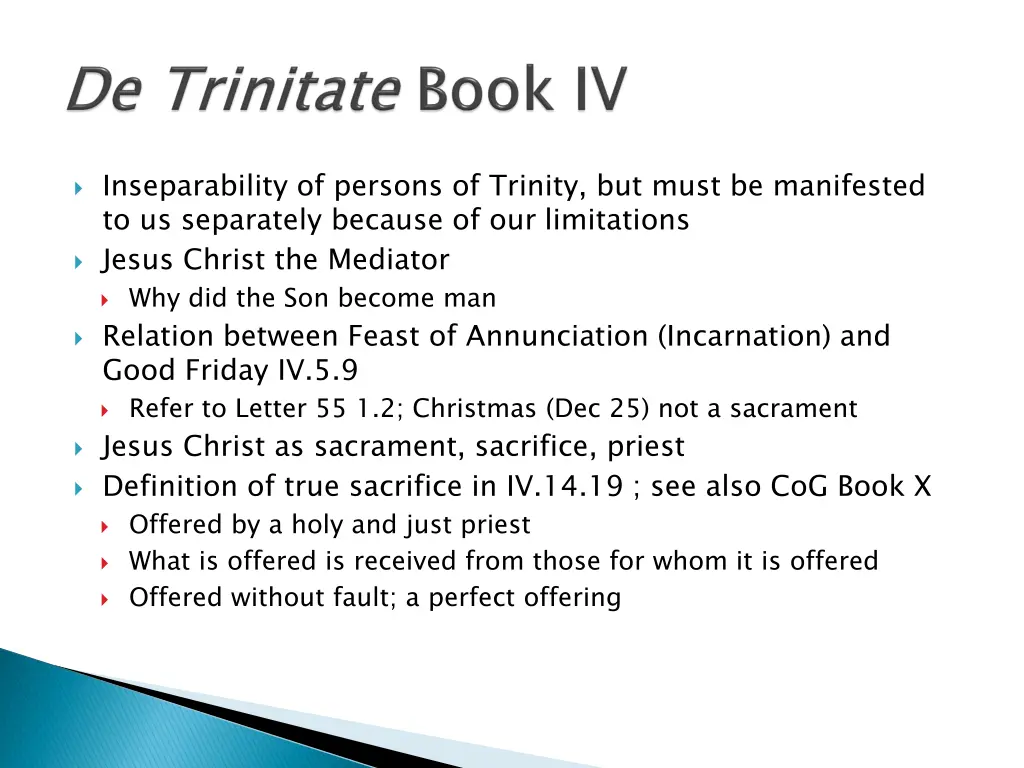 inseparability of persons of trinity but must