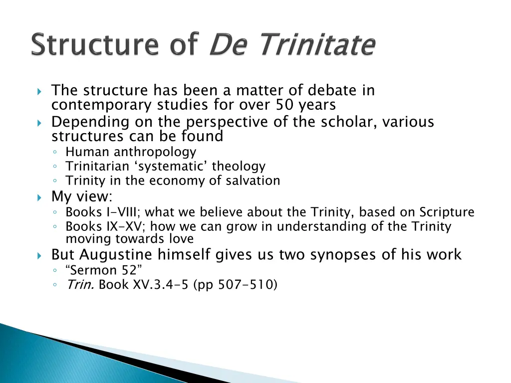 the structure has been a matter of debate