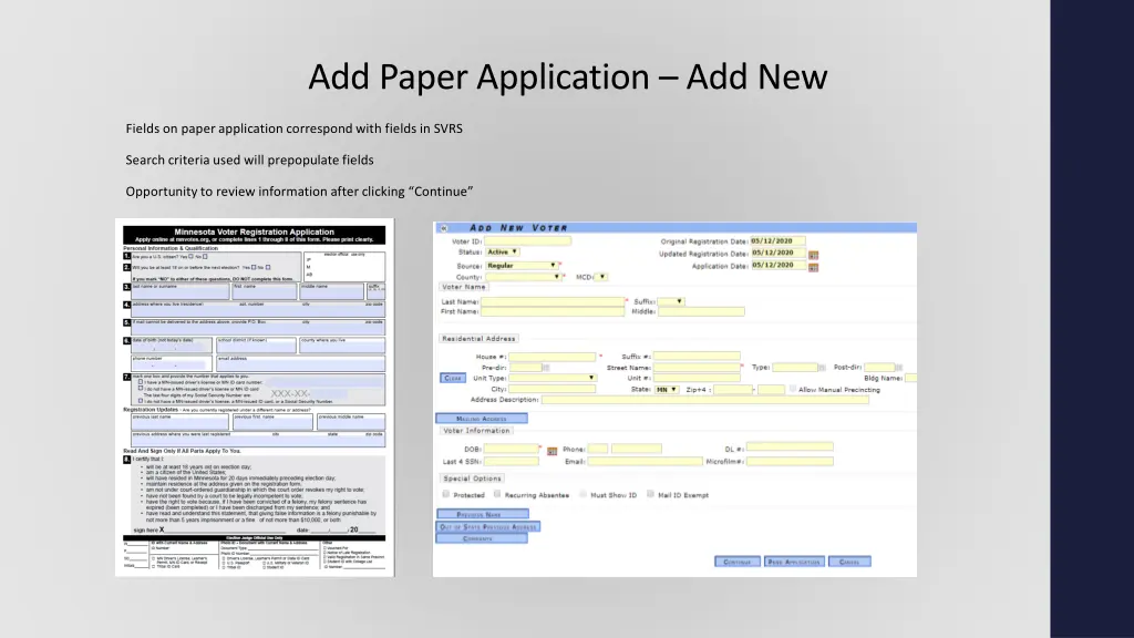 add paper application add new