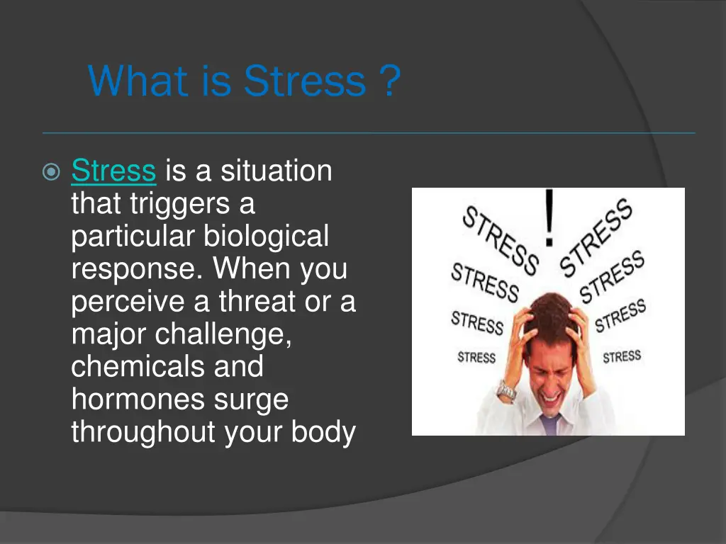 what is stress