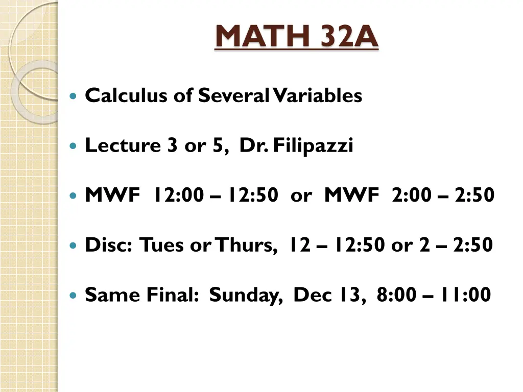 math 32a