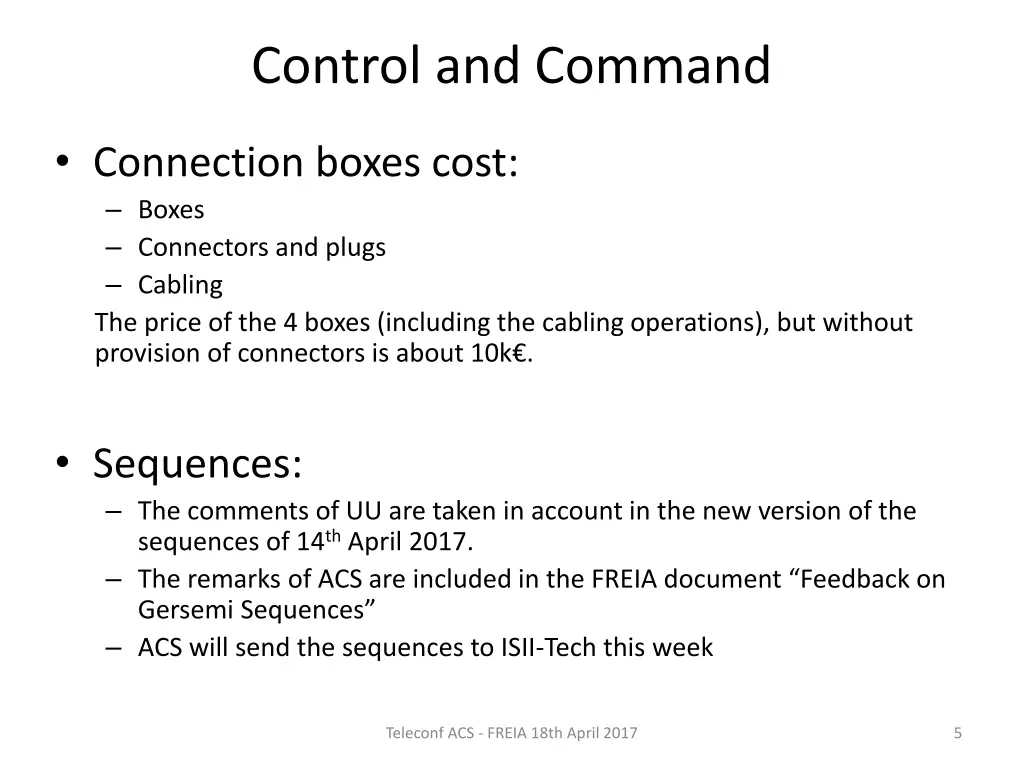 control and command 1