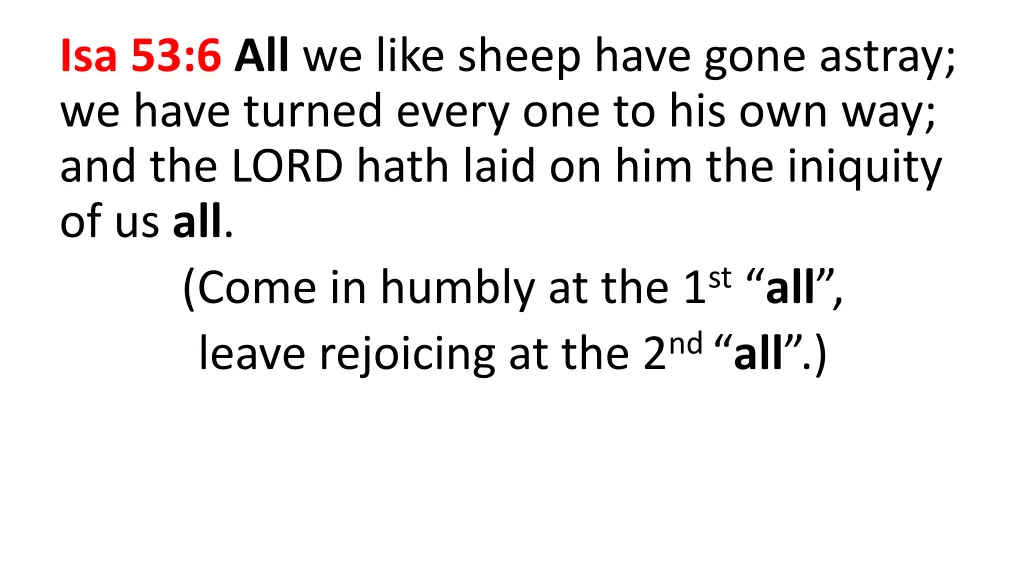 isa 53 6 all we like sheep have gone astray