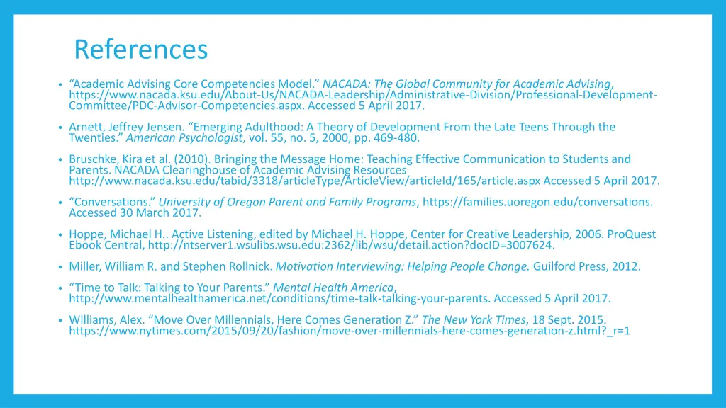 references