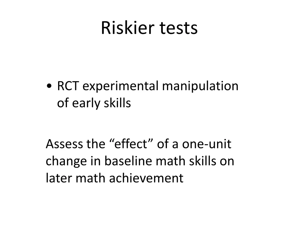 riskier tests 2