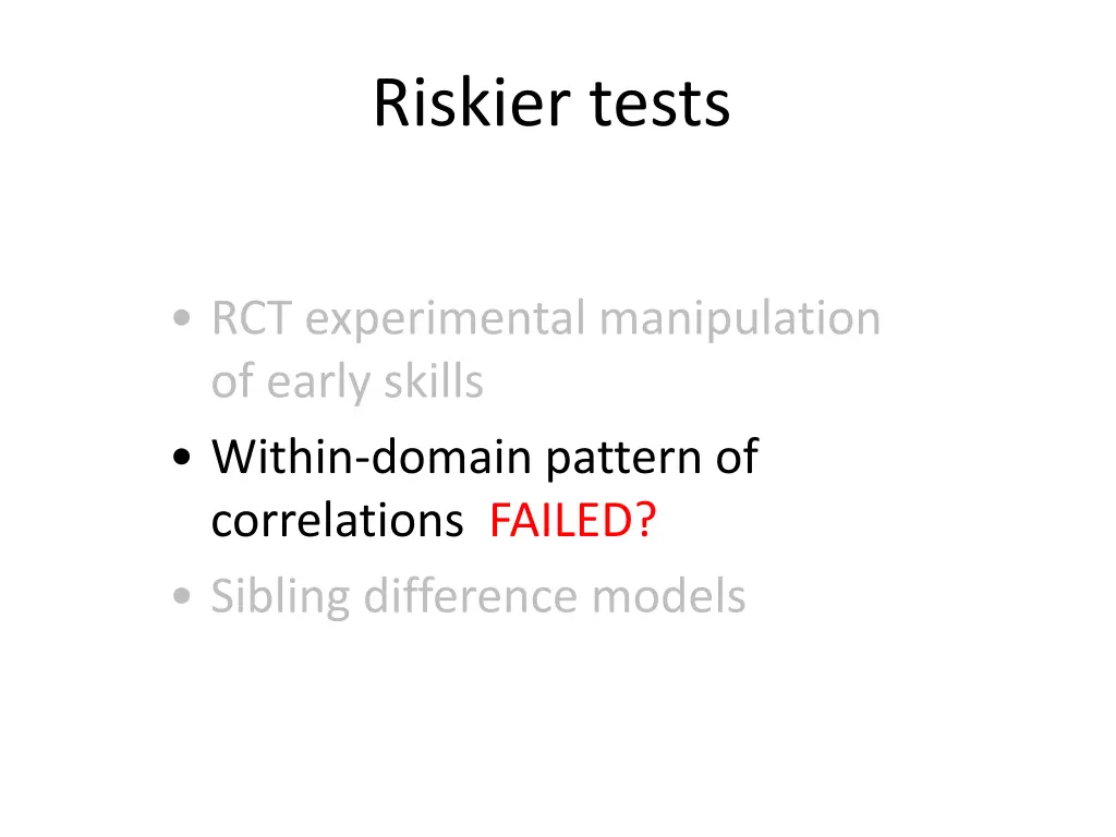 riskier tests 5