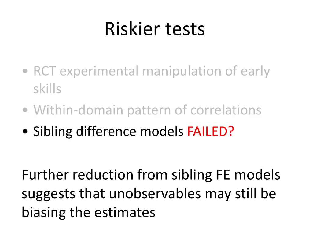 riskier tests 7