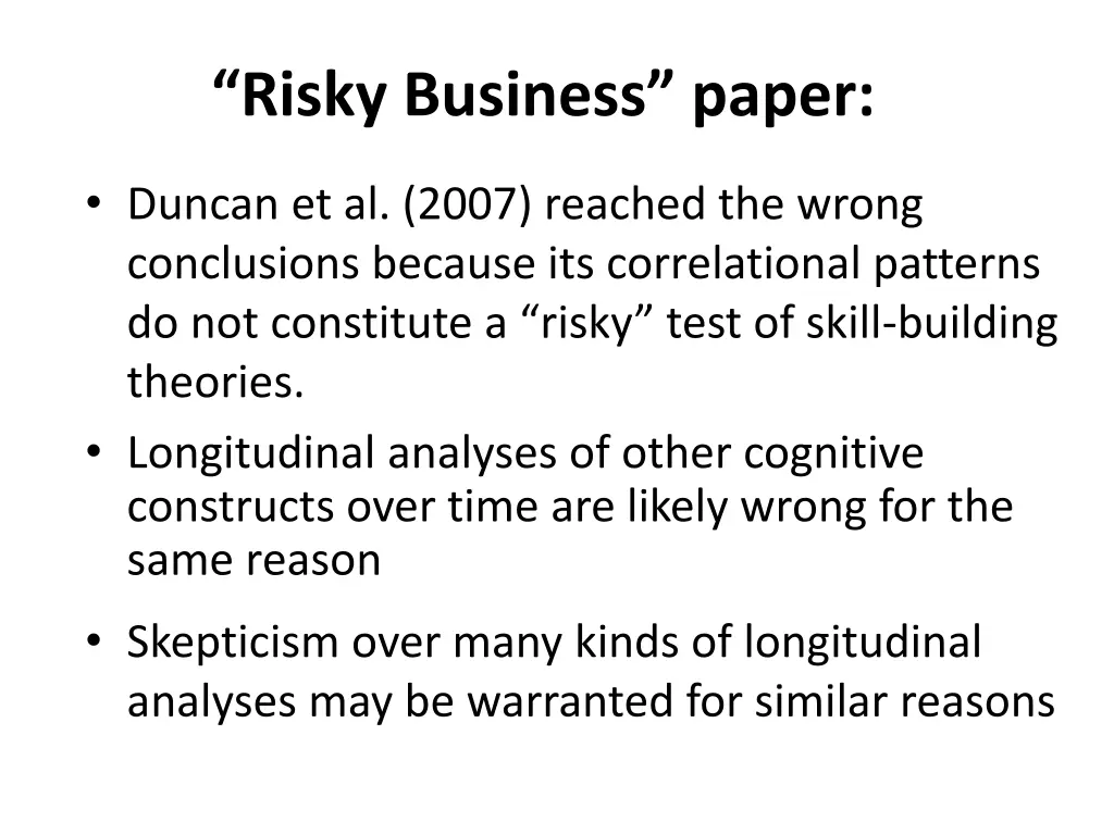 risky business paper