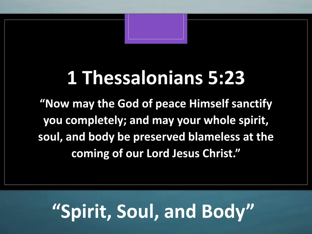 1 thessalonians 5 23 1