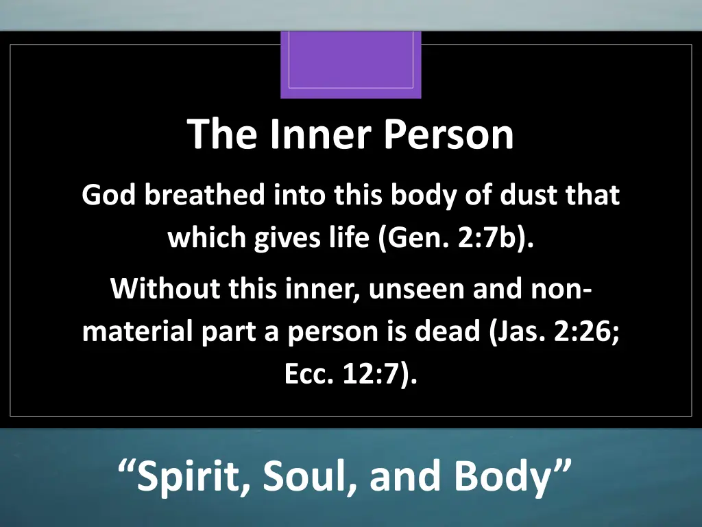 the inner person