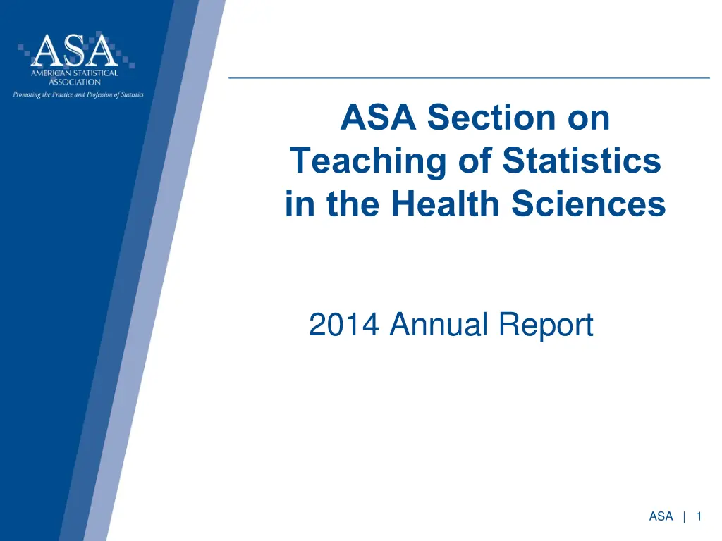 asa section on teaching of statistics