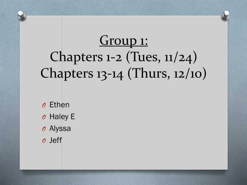 group 1