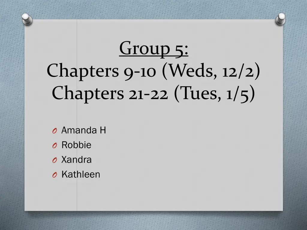 group 5