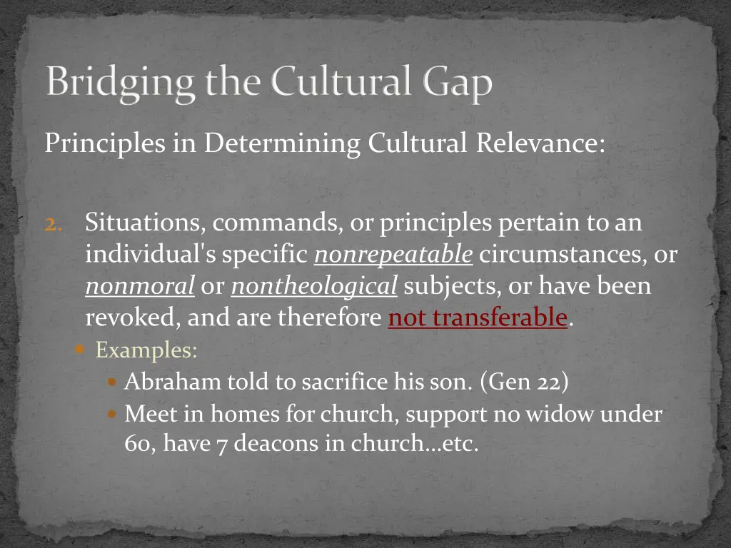 bridging the cultural gap 9