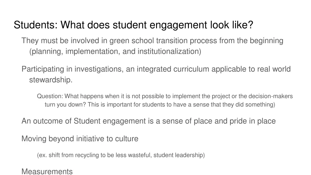 students what does student engagement look like