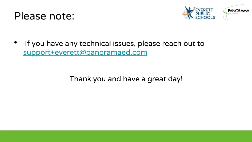 please note