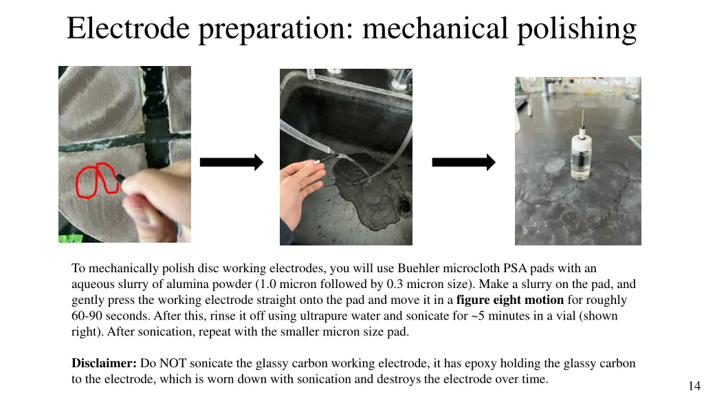 electrode preparation mechanical polishing
