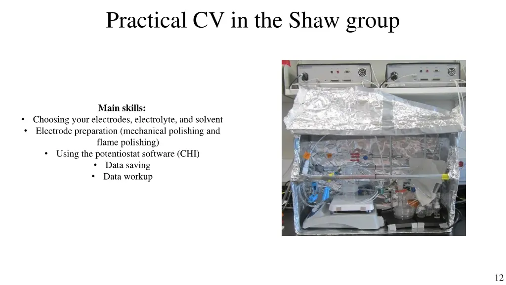 practical cv in the shaw group