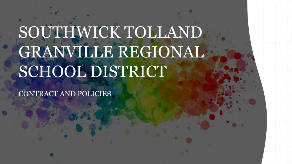 southwick tolland granville regional school