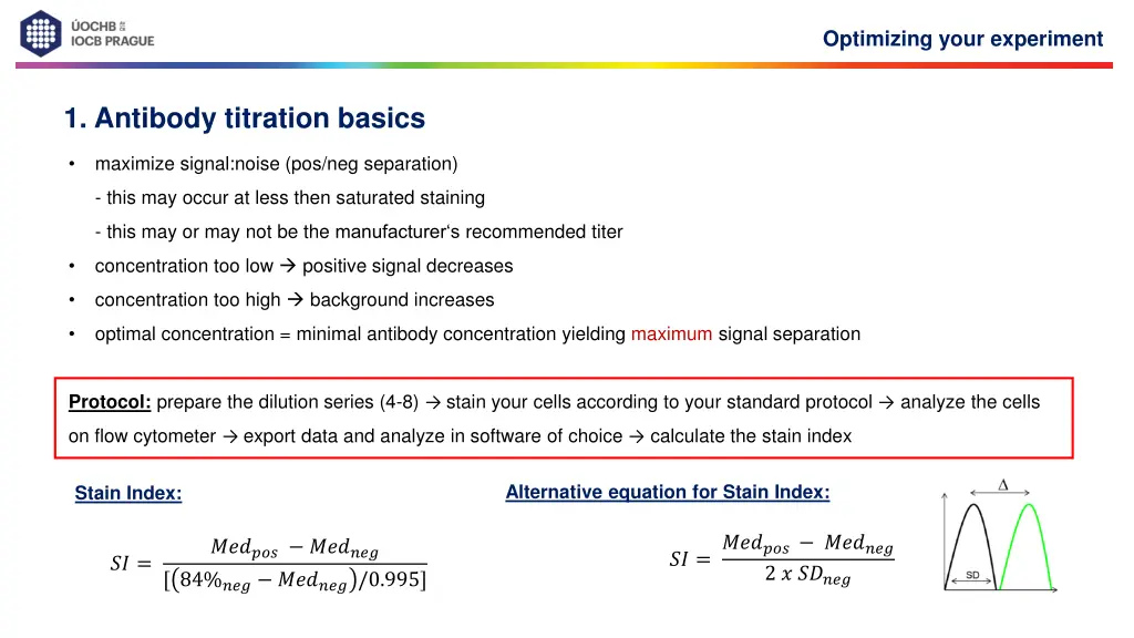 optimizing your experiment 1