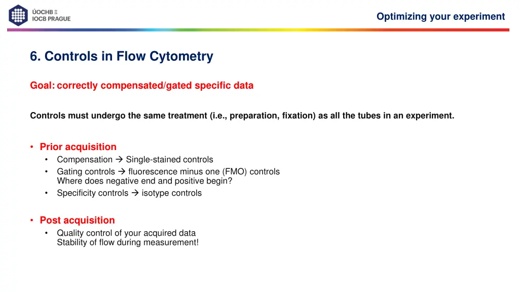 optimizing your experiment 9