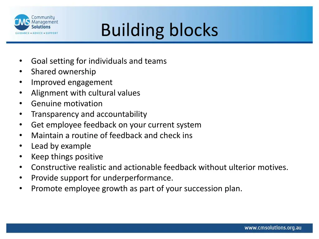 building blocks