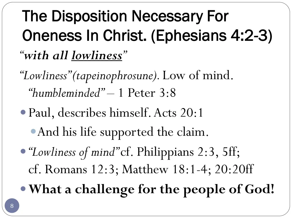 the disposition necessary for the disposition