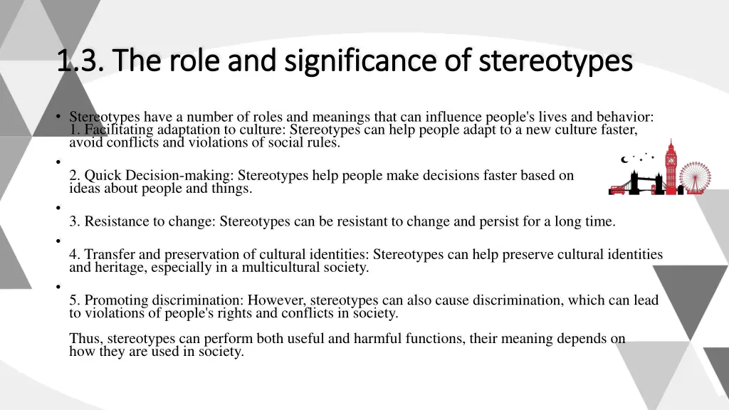 1 3 the role and significance of stereotypes