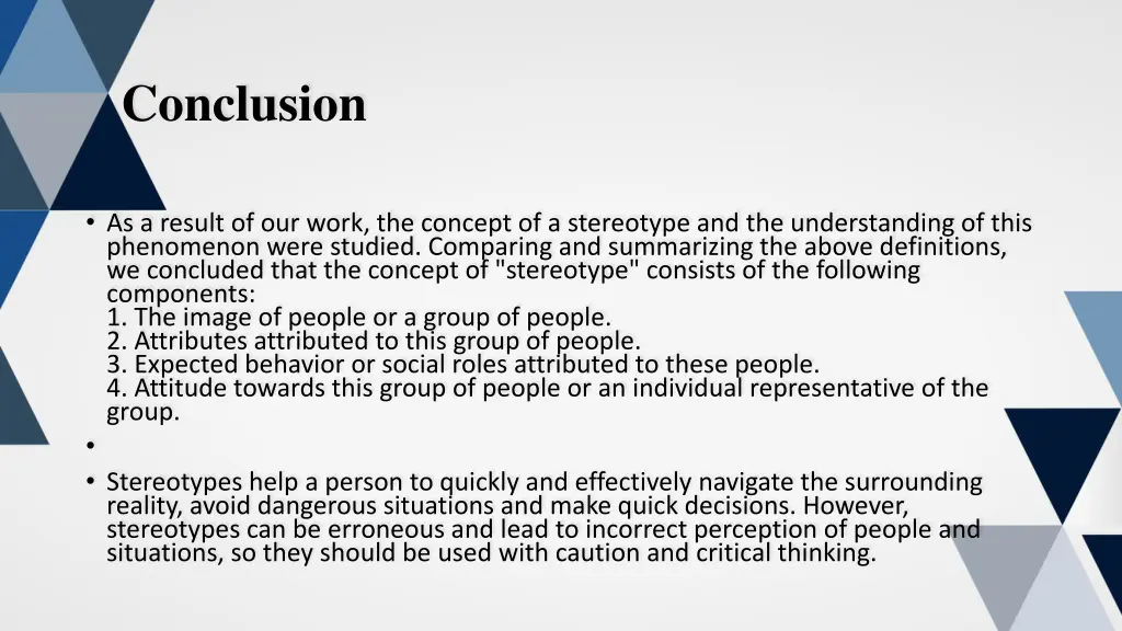 conclusion