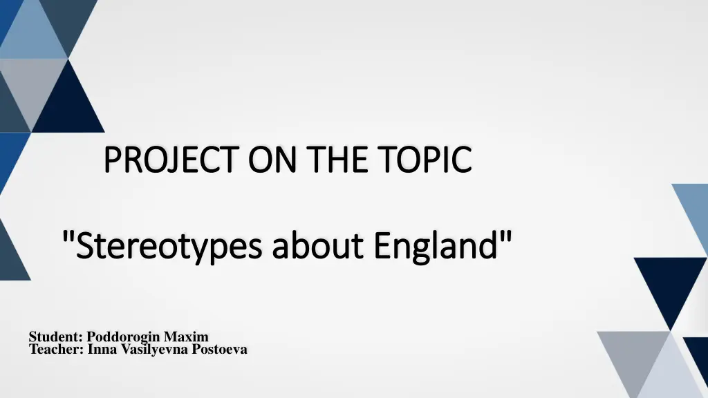 project on the topic project on the topic