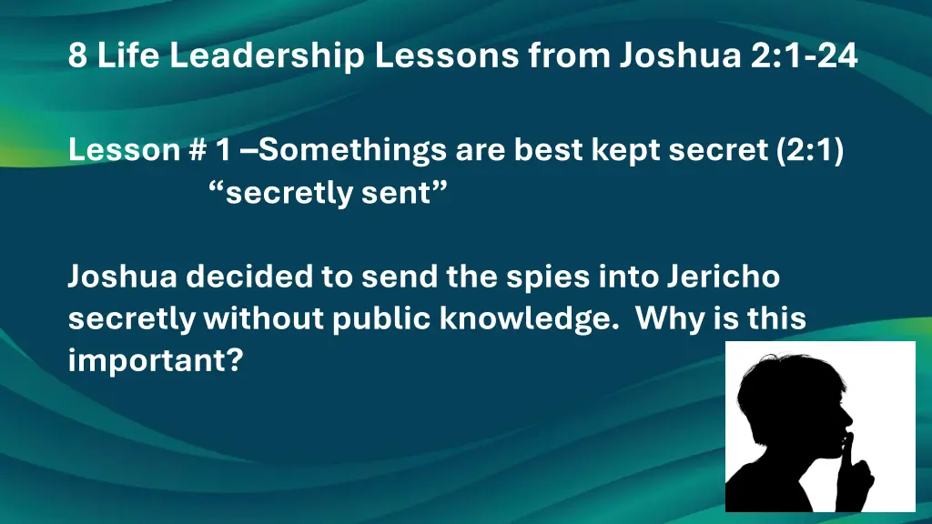 8 life leadership lessons from joshua 2 1 24
