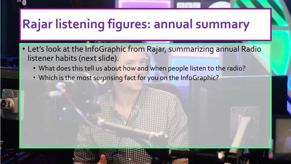 rajar listening figures annual summary