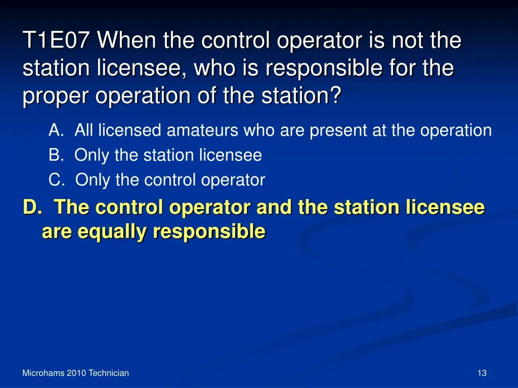 t1e07 when the control operator 1