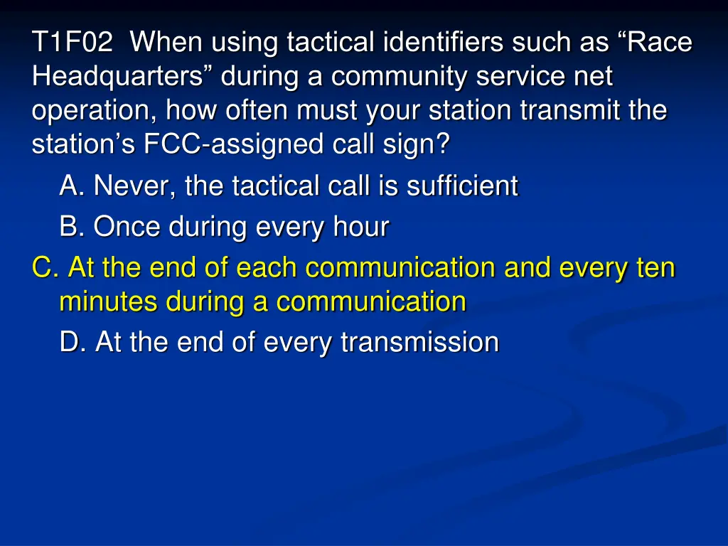 t1f02 when using tactical identifiers such 1