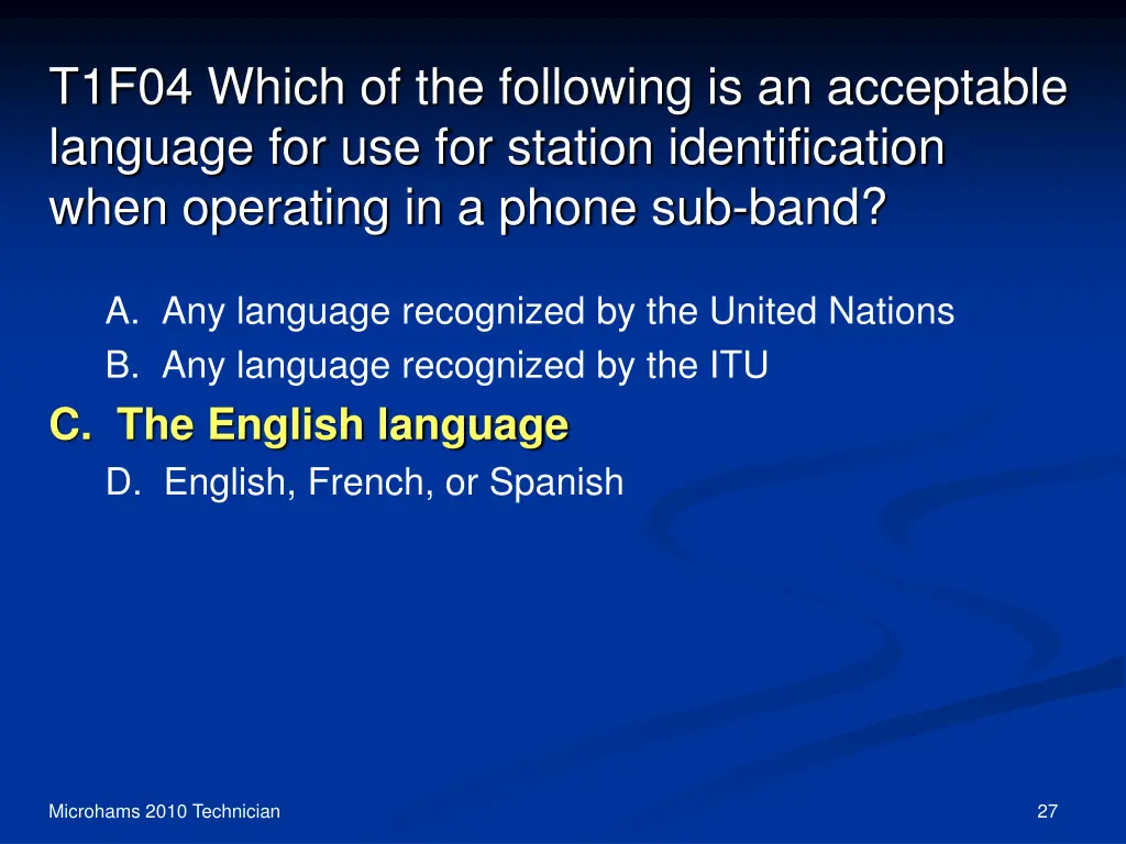 t1f04 which of the following is an acceptable 1