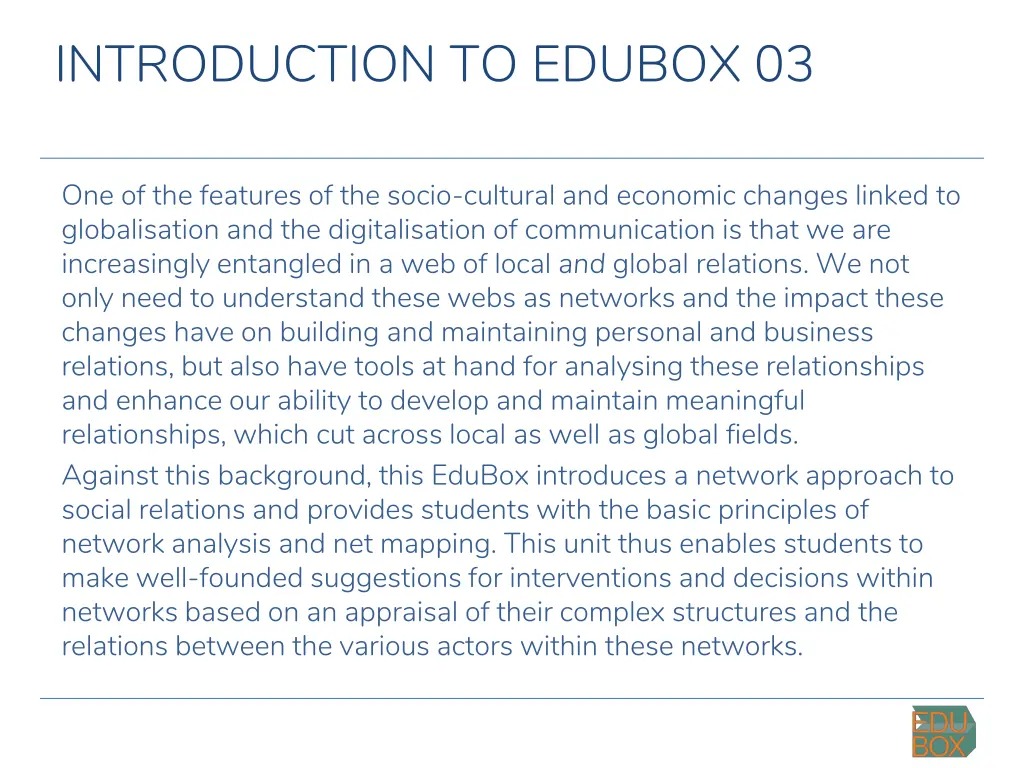 introduction to edubox 03